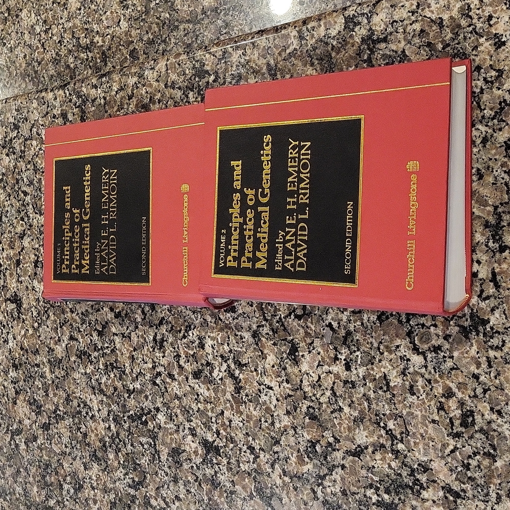Principles and Practice of Medical Genetics volume 1 & 2 second edition Dr Emery